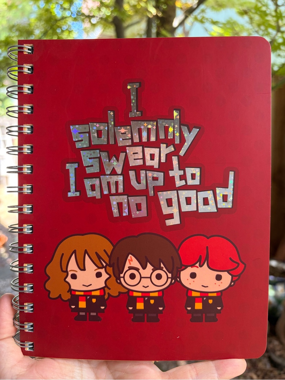 Harry Potter undated spiral bound planner